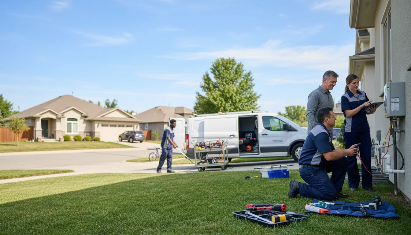 Tankless water heater service in Forbes, MN